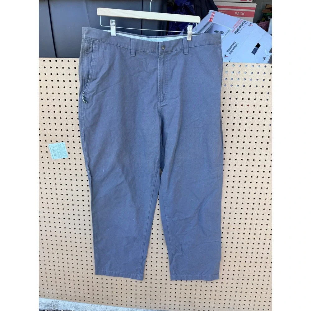 Columbia Mens Rugged Outdoor Canvas Pants 40x32 Shark Grey AM8142-326 NWT
